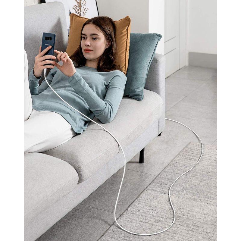 Anker PowerLine III USB-C & USB-C 2.0 ケーブル (3.0m ホワイト) 超高耐久 60W USB PD｜ginowan｜04