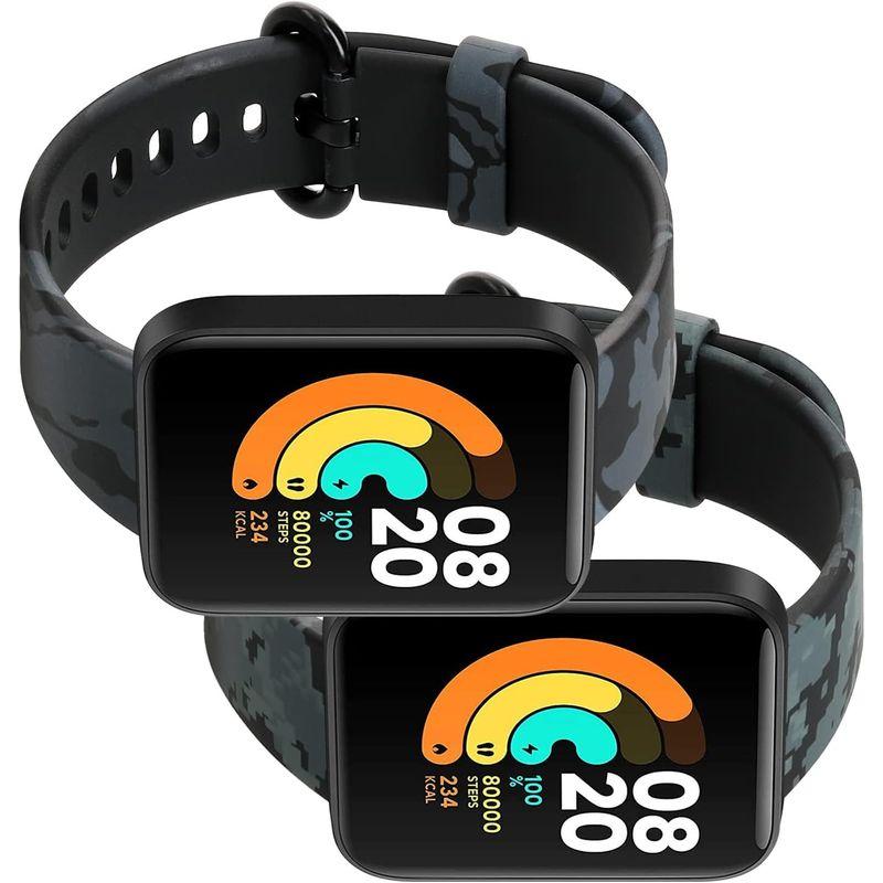 kwmobile 2x 対応: Xiaomi Mi Watch Lite/Redmi Watch バンド - 交換ベルト シリコンバンド ソ｜ginowan｜08