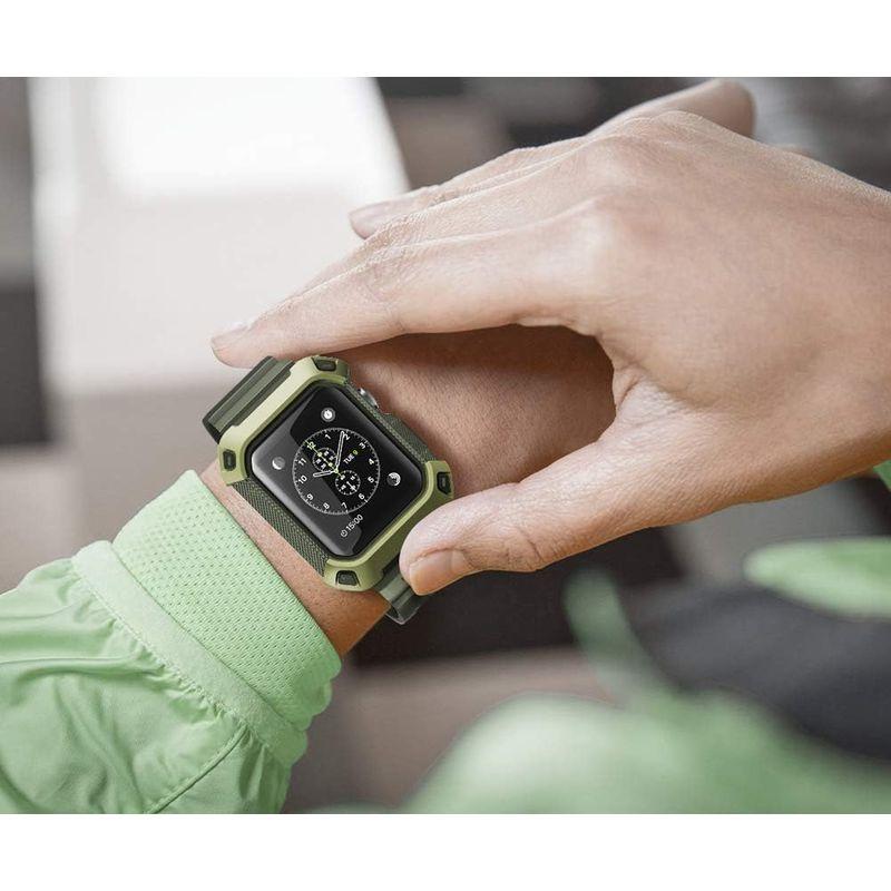 SUPCASE Apple Watch Series 2020 SE/6/5/4 44mm ケース 保護カバー バンド 44mm 衝撃吸収｜ginowan｜03