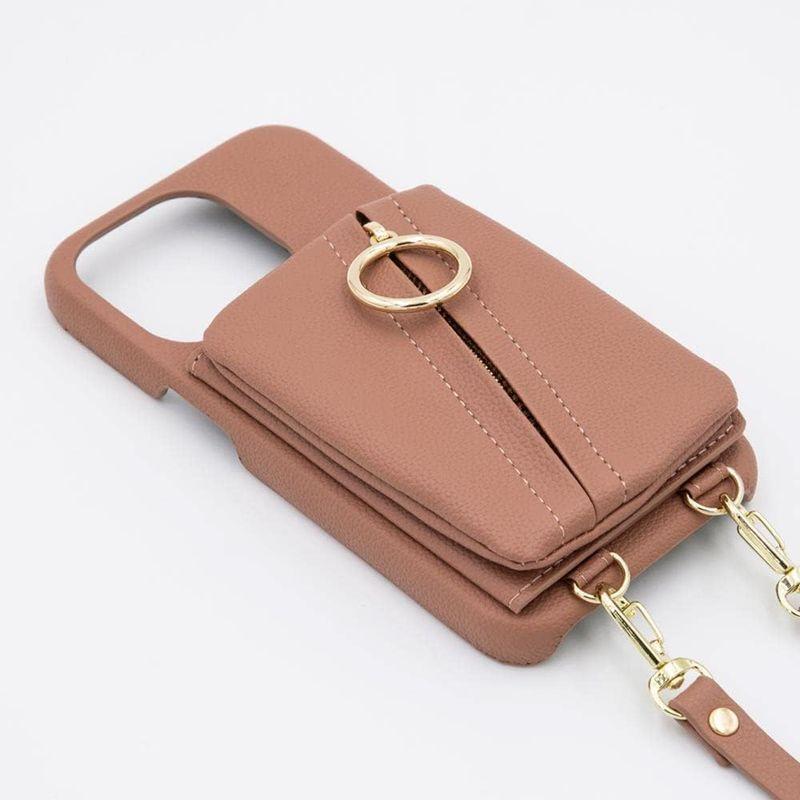 UNiCASE iPhone14/13 ケース MAELYS LOUNA Clutch Ring Case (gray pink) スマホシ｜ginowan｜02