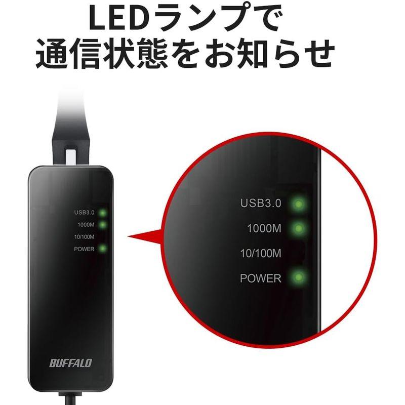 バッファロー 有線LANアダプター Giga Type-C USB3.1(Gen1)対応 日本メーカー Nintendo Switch動作確｜ginowan｜06