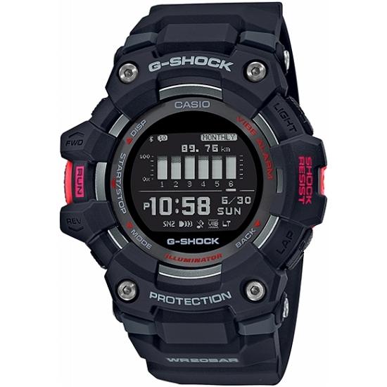 美品 CASIO G-SHOCK GBD-100 替えベルト付き G-SQUAD スマートウォッチ メンズ Gショック クォーツ Gスクワッド