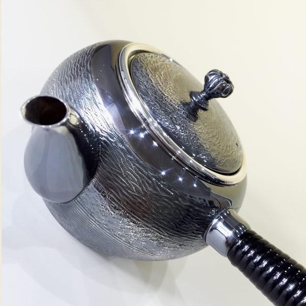 日本製 一守堂 純銀・横手急須 360cc(重量300g) 早川器物/ 母の 日本製 一守堂 純銀・横手急須 360cc(重量300g) 早川器物/ 母の