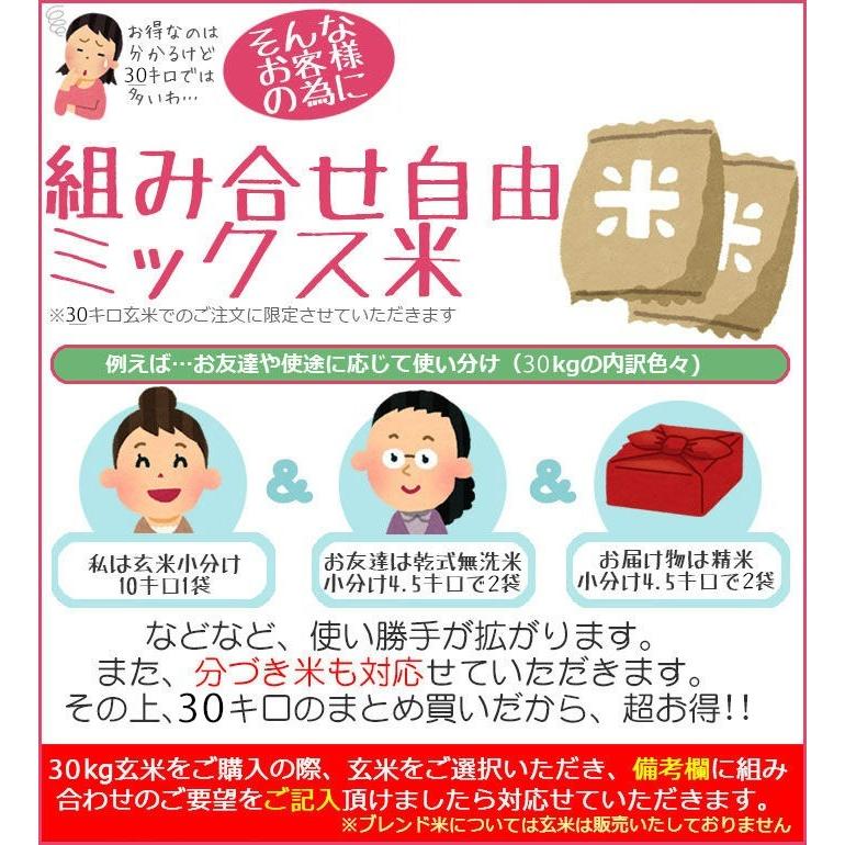 令和5年産 宮城県産ひとめぼれ30Kg  送料無料 無洗米 通常価格12,480円 お米 米 1等米  選べる精米方法｜ginshari｜05