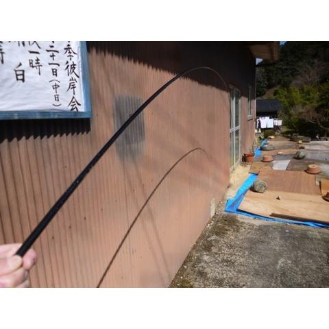 送料無料】国産の振り出し高弾性軽量細身ヘラ竿 流星 硬調 13尺