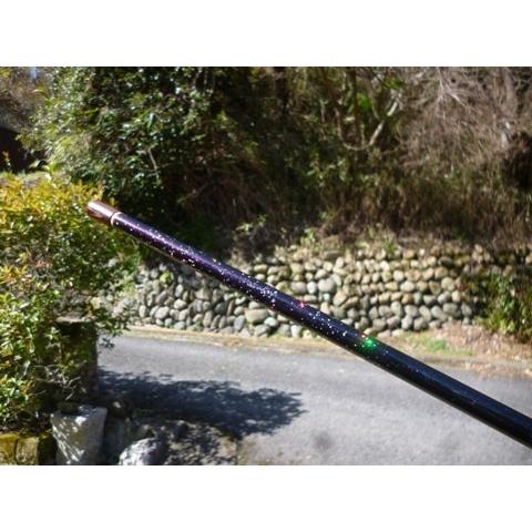 送料無料】国産の振り出し高弾性軽量細身ヘラ竿 流星 硬調 12尺 ハイ
