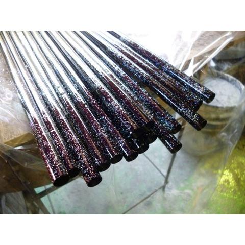 送料無料】国産の振り出し高弾性軽量細身ヘラ竿 流星 硬調 12尺 ハイ