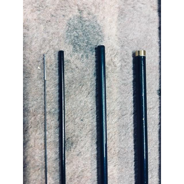 送料無料】国産の振り出し高弾性軽量細身ヘラ竿 流星 硬調 12尺 ハイ