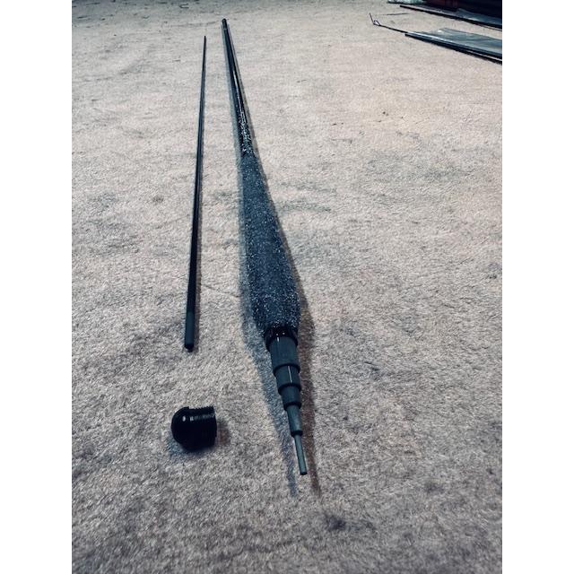 送料無料】国産の振り出し高弾性軽量細身ヘラ竿 流星 硬調 16尺 ハイ