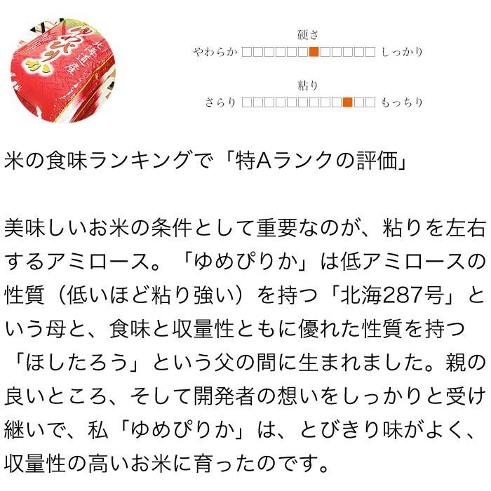 米 10kg 5kg×2袋セット お米 ゆめぴりか 北海道産 白米 令和5年産 送料無料｜ginsyariya｜03