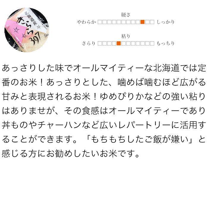 米 30kg 5kg×6袋セット お米 玄米 きらら397 北海道産 玄米 白米 分づき米 令和5年産 送料無料｜ginsyariya｜03