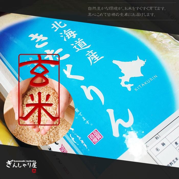 米 30kg 5kg×6袋セット お米 玄米 きたくりん 北海道産 白米 分づき米