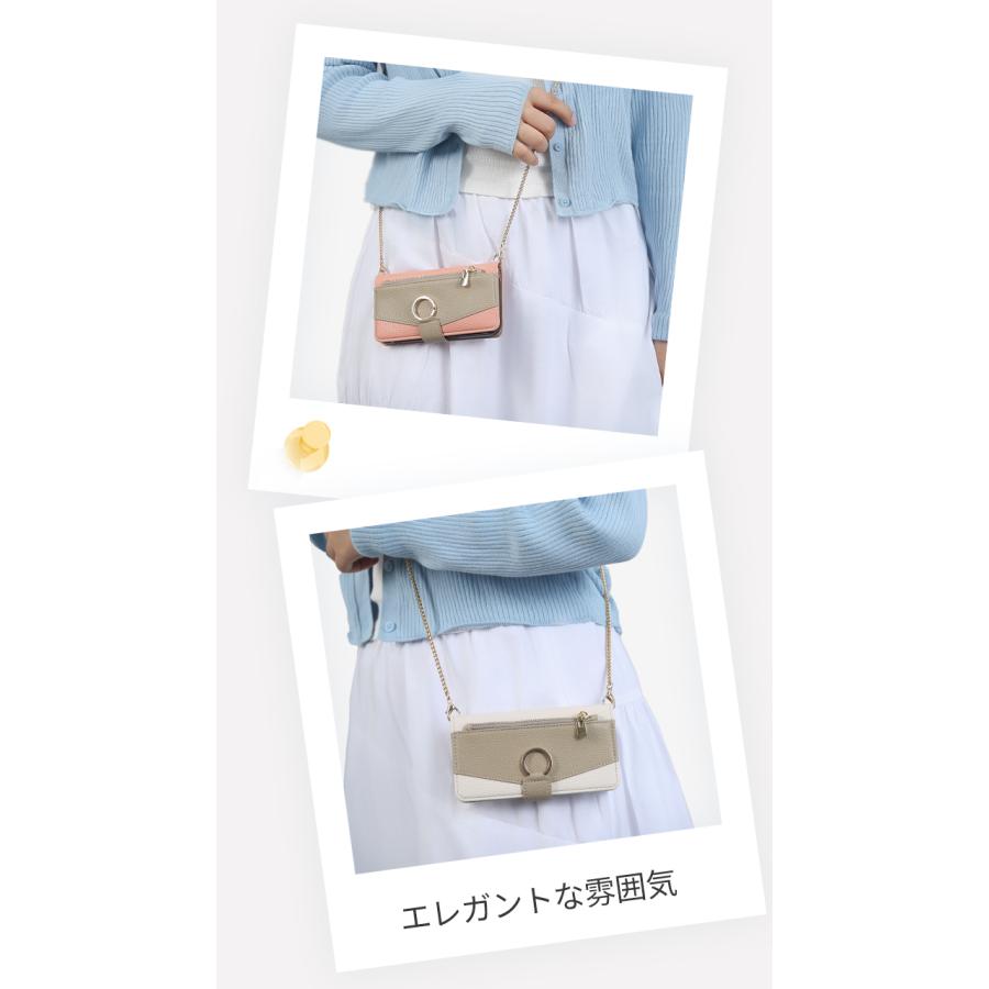 スマホケース iPhone15ケース カメラ保護 ピンク　グレー 防塵クリアケース スタンド機能&ミラー付き 手づくり かわいい おしゃれ 大人 女子 ケース 母の日 | ブランド登録なし | 10