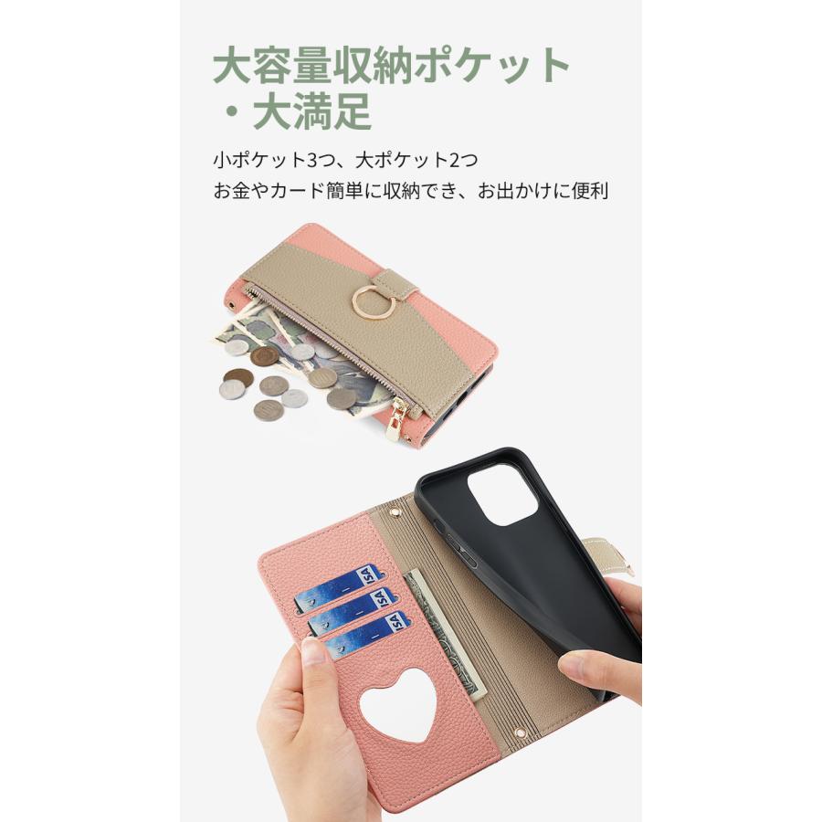 スマホケース iPhone15ケース カメラ保護 ピンク　グレー 防塵クリアケース スタンド機能&ミラー付き 手づくり かわいい おしゃれ 大人 女子 ケース 母の日 | ブランド登録なし | 02