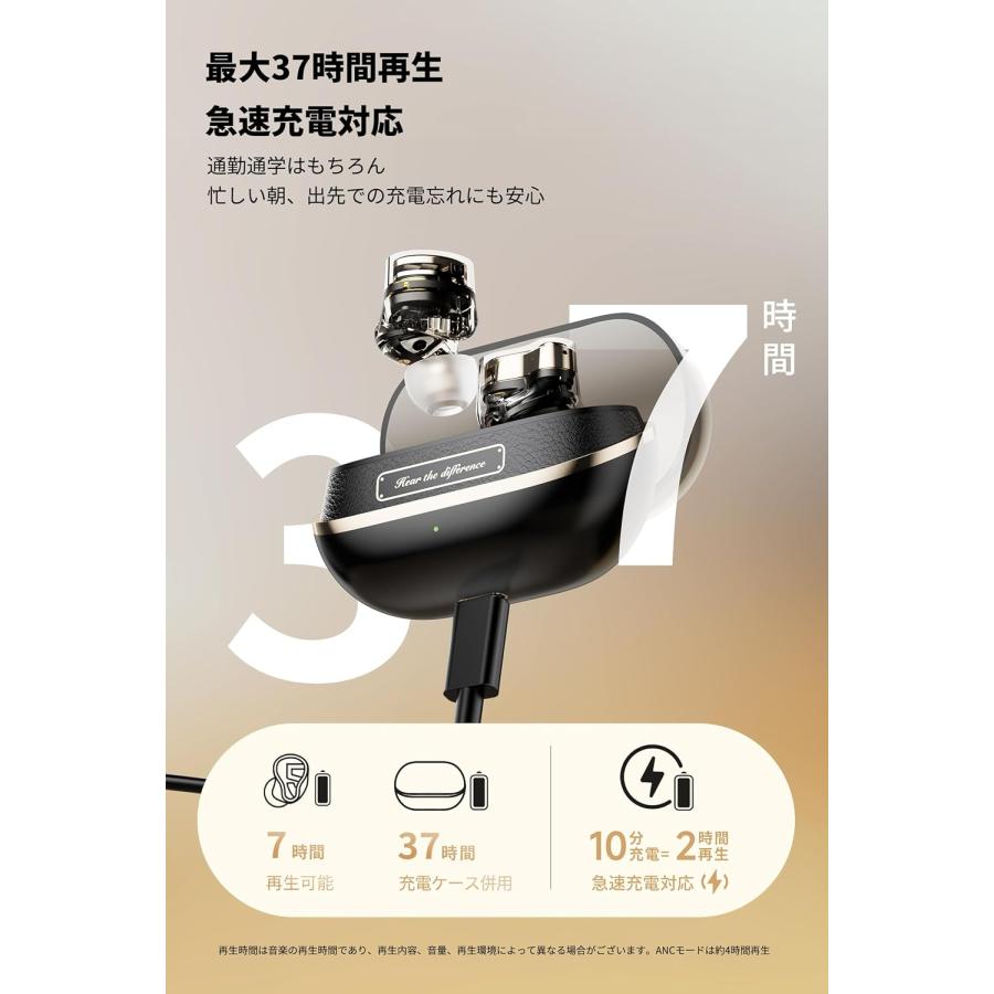 SOUNDPEATS サウンドピーツ　H3 SOUNDPEATS H3 レビュー － まるでヘッドホン級の音質！ANC・外