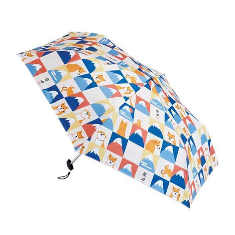 しばたさん・ヴァリスキャット/晴雨兼用婦人傘/折り畳み傘 柴犬