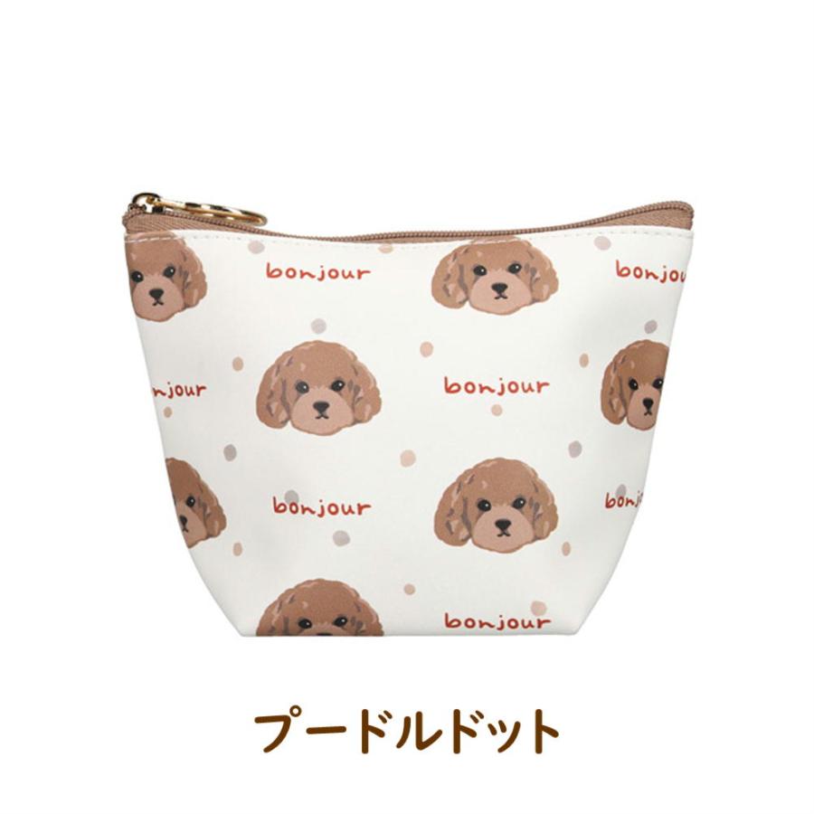 Guri様】ハンドメイドオーダー★犬★ふわふわポーチ&マチ無しバッグ&マット5点 ouaf ouaf&miaou marche' マチ付ポーチ 犬雑貨 犬グッズ プードル