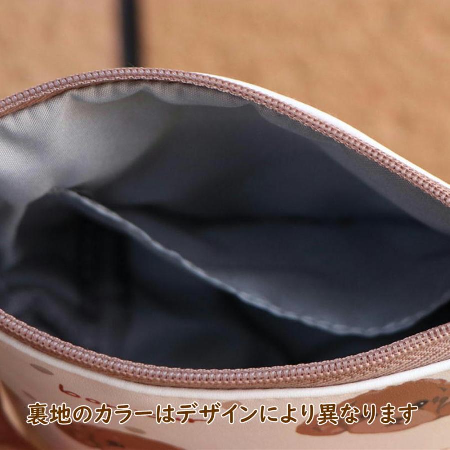 ouaf ouaf&miaou marche' マチ付ポーチ 犬雑貨 犬グッズ プードル
