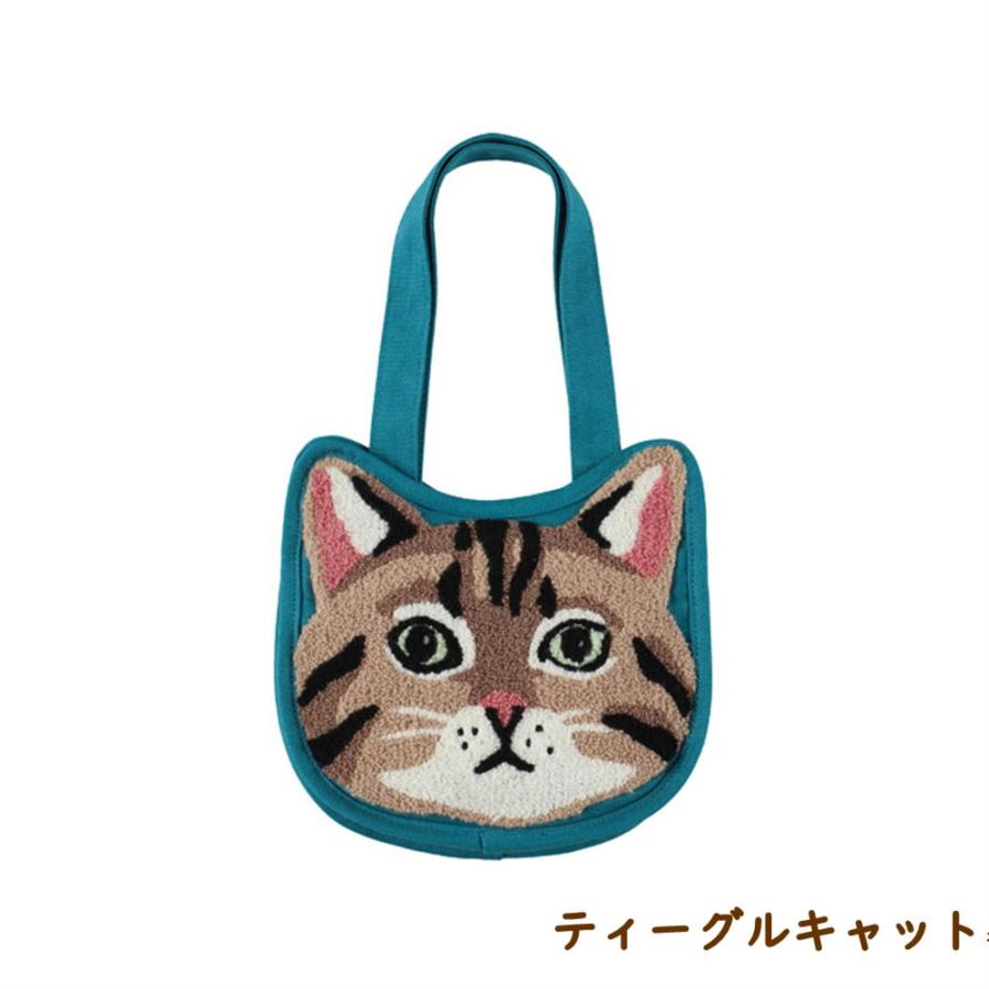 サガラ刺繍 ダイカットトートバッグ 犬雑貨 犬グッズ スコティッシュ