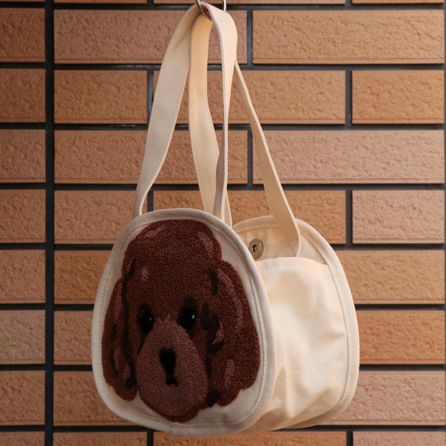 サガラ刺繍 ダイカットトートバッグ 犬雑貨 犬グッズ スコティッシュ