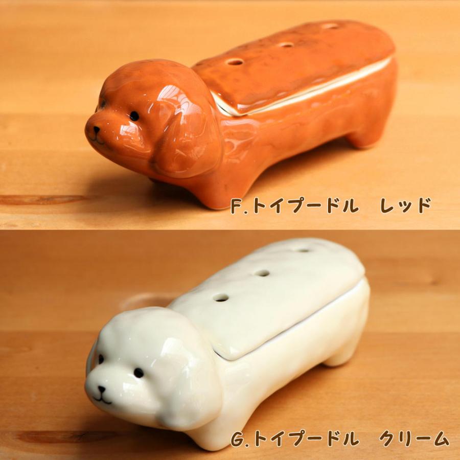 tocotoco Inocense Holder 横置き線香皿 犬・猫/柴犬/トイプードル/三