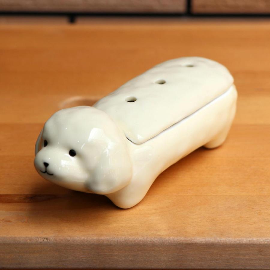 tocotoco Inocense Holder 横置き線香皿 犬・猫/柴犬/トイプードル/三