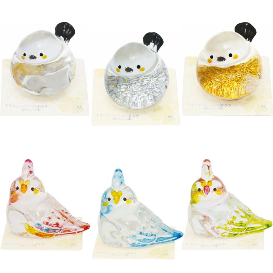 HappinessBird クリスタルBird 鳥雑貨/鳥グッズ/インコ/シマエナガ