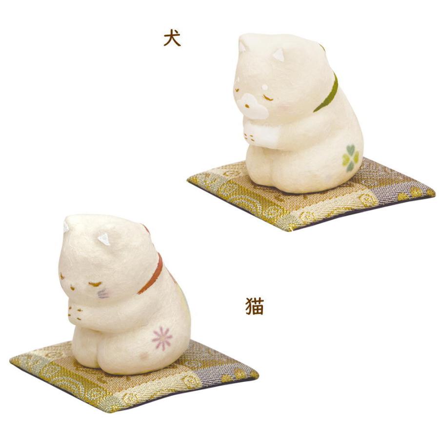 ちぎり和紙 感謝の祈り(小)【柴犬/黒柴/猫】 置物 オブジェ 犬・猫雑貨