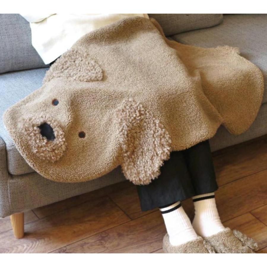 プードルちゃん ブランケット 在庫限り ブランケット・プードル 犬雑貨・犬グッズ・ひざ掛け 冬用