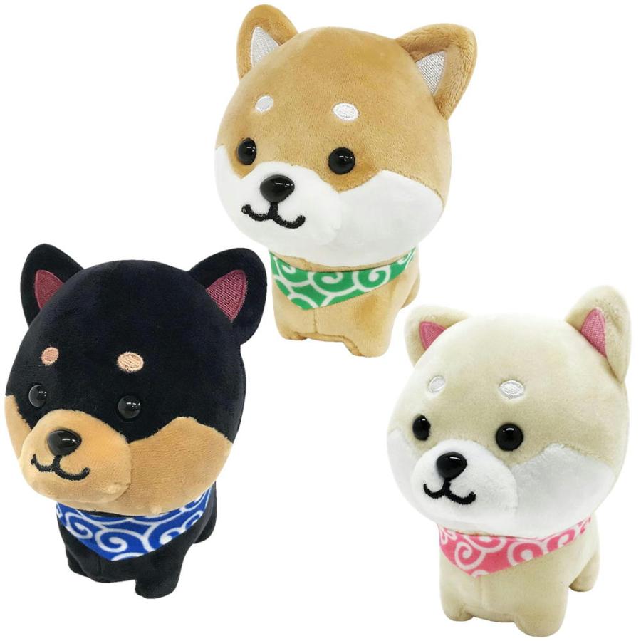 まめ柴ぬいぐるみクッション かわいい ふわふわ 犬 豆柴 癒し犬雑貨