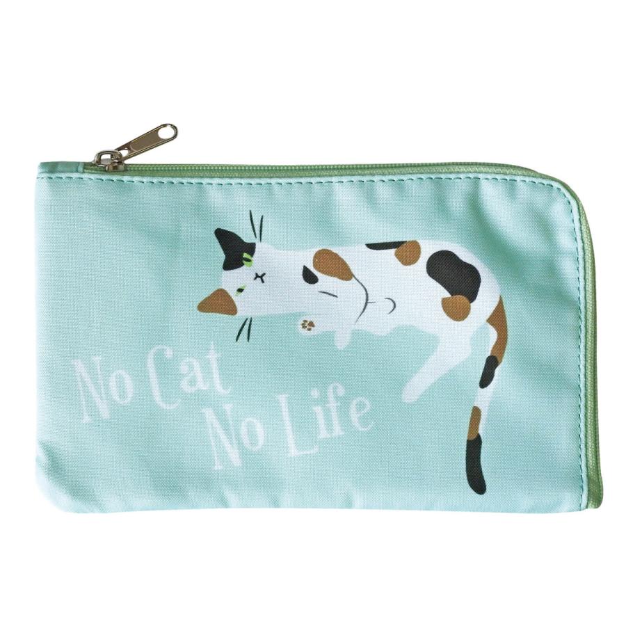 マスクポーチ ミケ ミント 猫雑貨 ネコグッズ ねこ Cat Ama 1506 犬雑貨専門店 銀屋 通販 Yahoo ショッピング