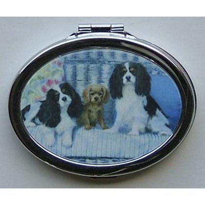 コンパクトミラー キャバリア キング チャールズ スパニエルno2 Cavalier1a Picturecompactmirro 犬雑貨専門店 銀屋 通販 Yahoo ショッピング