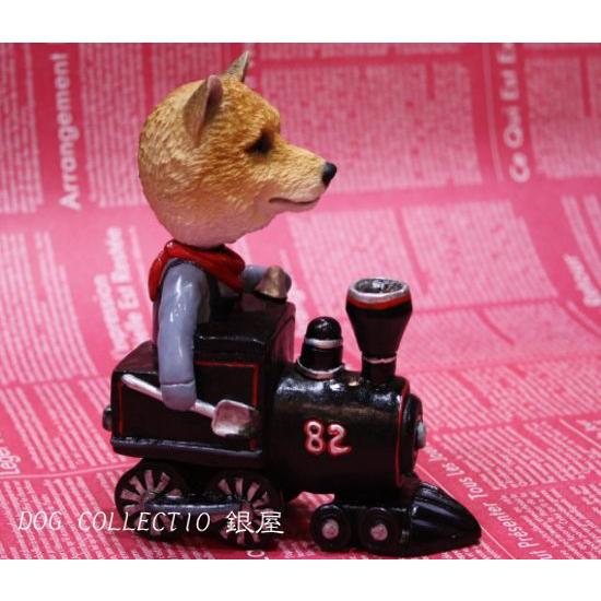 在庫限り　コミカル・ドッグフィギュア　ボディー　機関車　輸入雑貨　犬雑貨　犬グッズ |  | 02