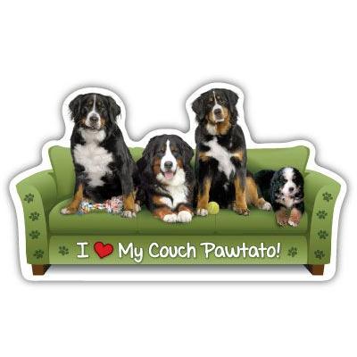 在庫限り　カウチポテト　カーマグネット　バーニーズ　輸入雑貨　犬雑貨　犬グッズ | 