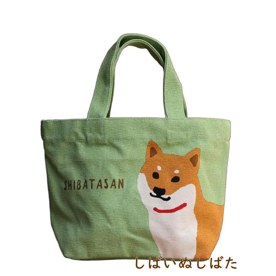 ミニトートバッグ 黒柳さんと白石さん・柴田さんとごまじろう 犬雑貨
