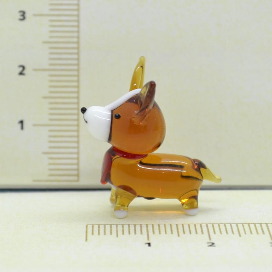在庫限り ガラスわんこ コーギー 犬雑貨・犬グッズ・ハンドメイド : 犬