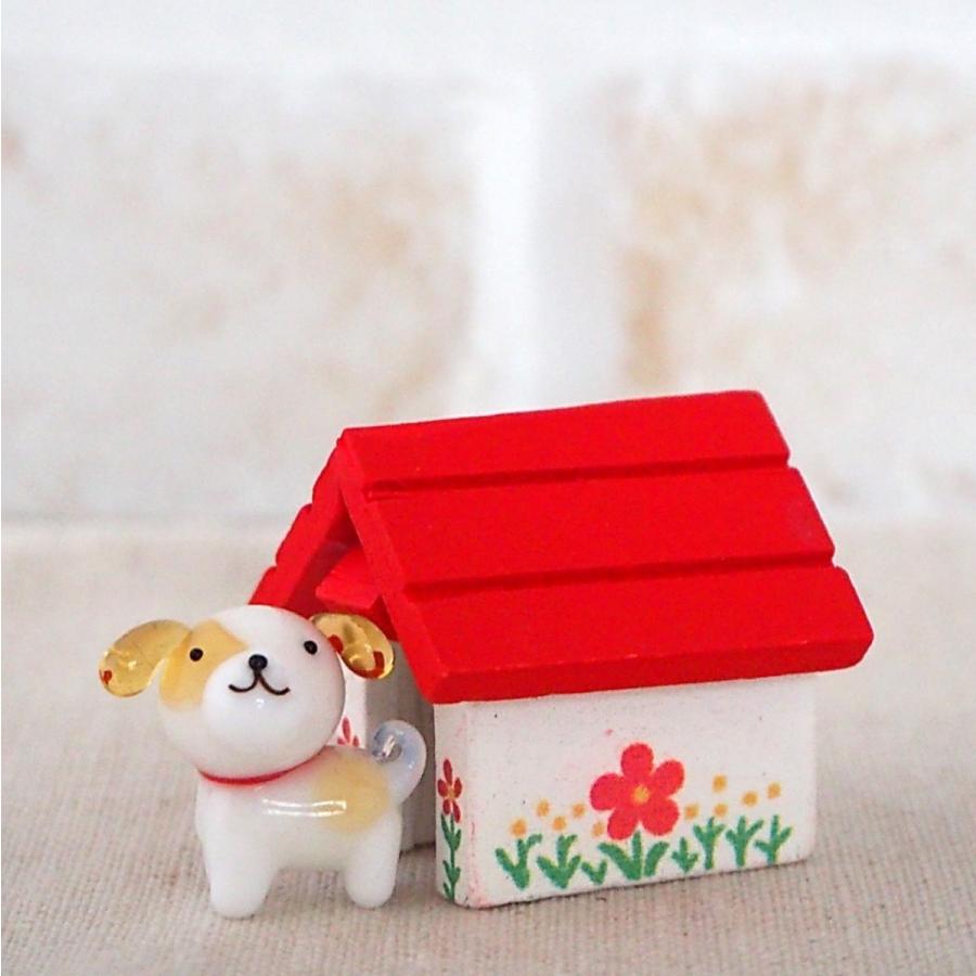 在庫限り ガラスわんこ ポチ 犬雑貨・犬グッズ・ハンドメイド : 犬雑貨