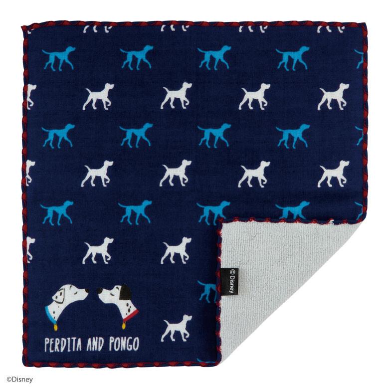 ガーゼパイルハンカチ 101匹わんちゃん 犬雑貨・犬グッズ・101匹わん