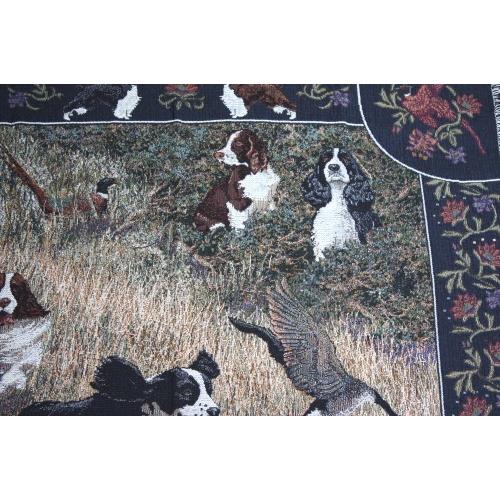 在庫限り ゴブラン織り タペストリー イングリッシュ・スプリンガー