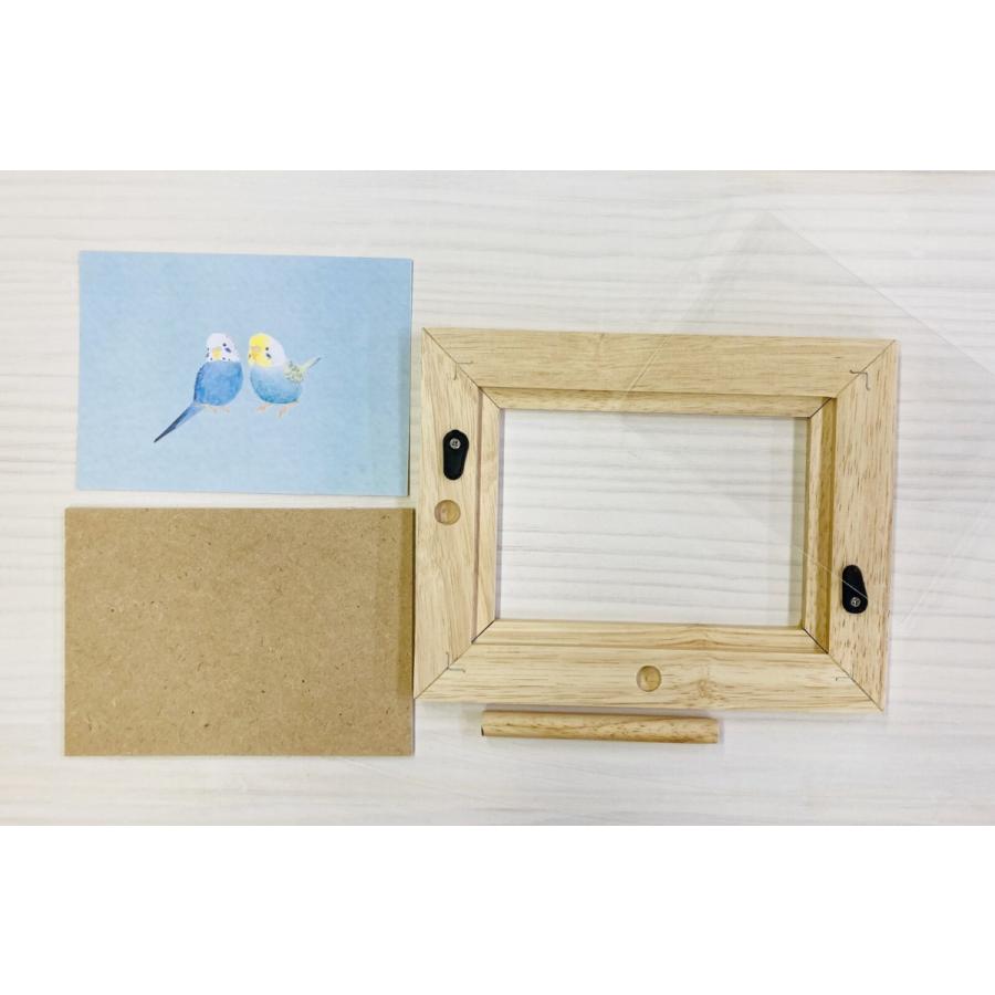 フォトフレーム☆ボタニカルことりシリーズ　鳥雑貨・とりグッズ・トリ・文鳥・セキセイインコ・オカメインコ |  | 06