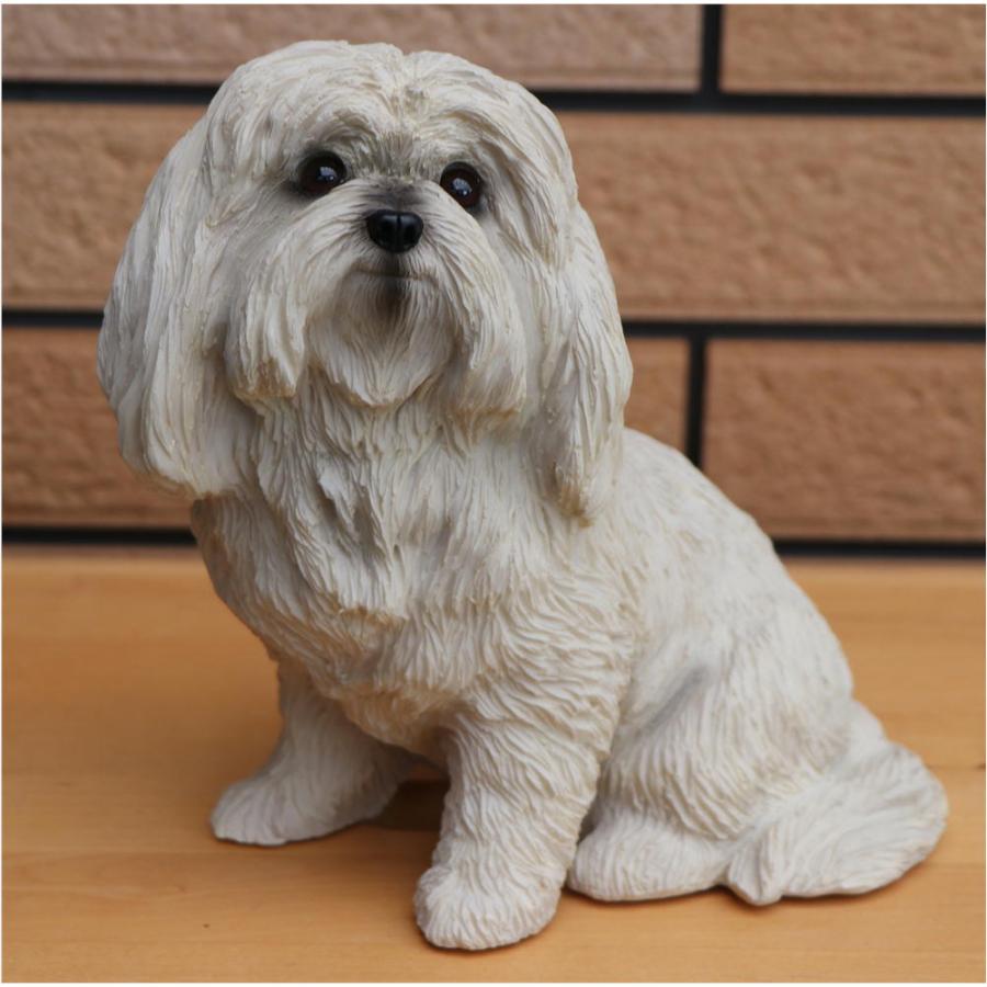 在庫限り フィギュア ドッグ マルチーズ 輸入雑貨 犬雑貨 犬グッズ