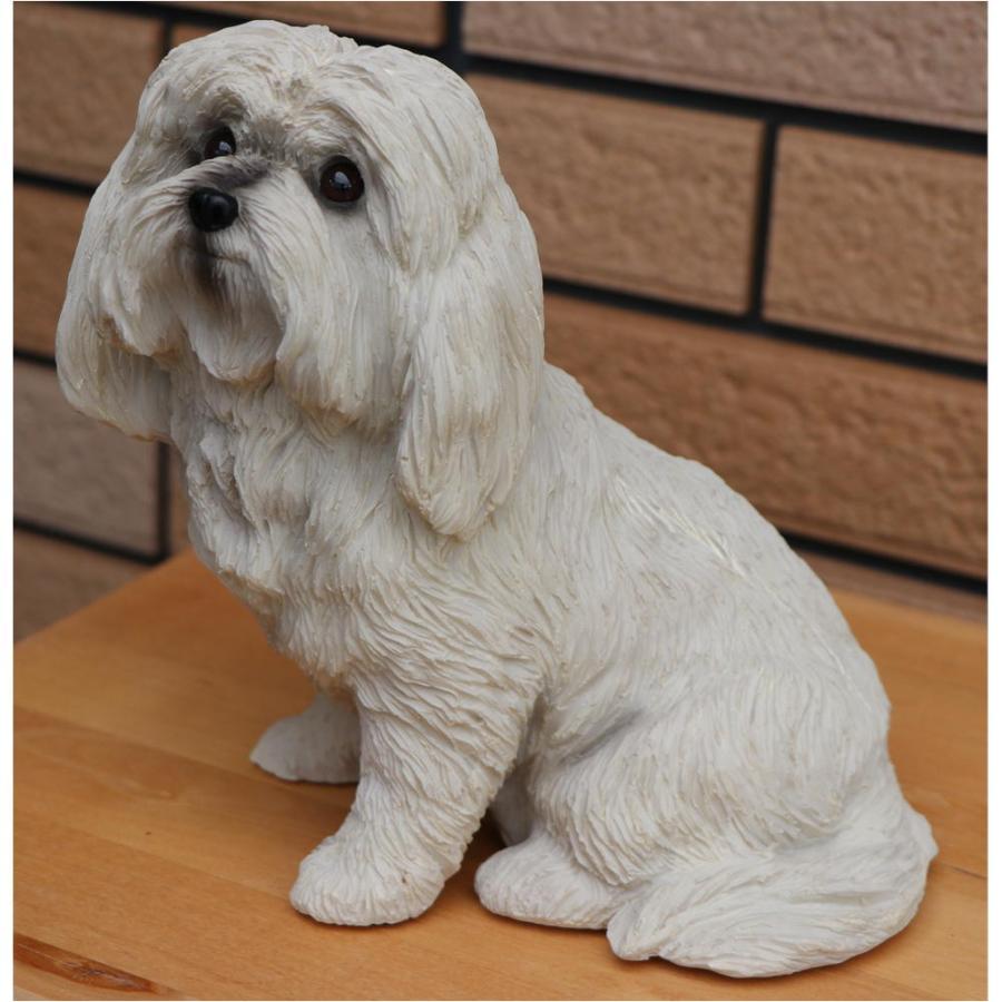 COOPERCRAFT　マルチーズと思われる犬の置物　白色　ホワイト　レア　希少 在庫限り フィギュア ドッグ マルチーズ 輸入雑貨 犬雑貨 犬グッズ