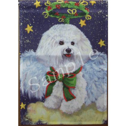 ガーデンフラッグ ビション フリーゼ Angel 輸入雑貨 犬雑貨 犬グッズ Flag5 1 犬雑貨専門店 銀屋 通販 Yahoo ショッピング