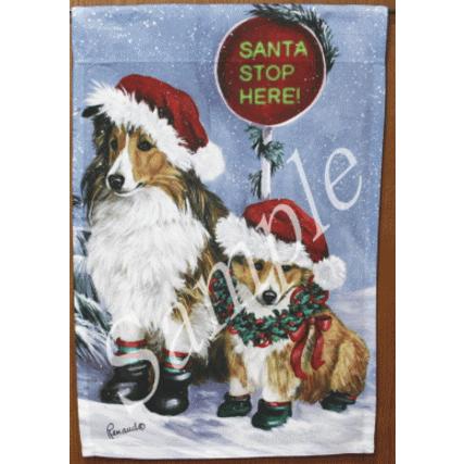 在庫限り　ガーデンフラッグ　シェルティー　輸入雑貨　犬雑貨　犬グッズ | 