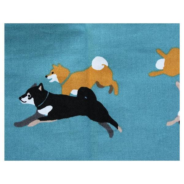 ランチクロス しばとも ブルー 犬雑貨・犬グッズ・柴犬・黒柴 : 犬雑貨