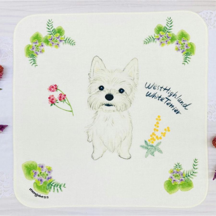 ☆ハンカチ☆ ウエスティ 犬雑貨・犬グッズ : 犬雑貨専門店 銀屋