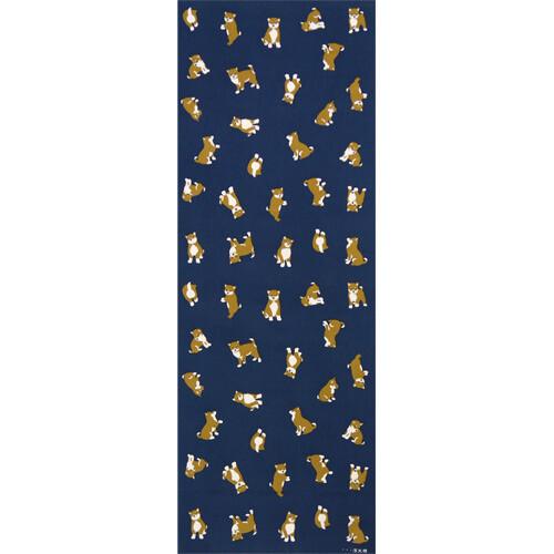 手ぬぐい 柴犬-濱文様- 犬雑 貨・犬グッズ・柴犬・黒柴・豆柴