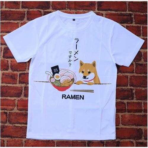 男女兼用tシャツ ラーメンですか 犬雑貨 犬グッズ 柴犬 Hw 3 148 犬雑貨専門店 銀屋 通販 Yahoo ショッピング