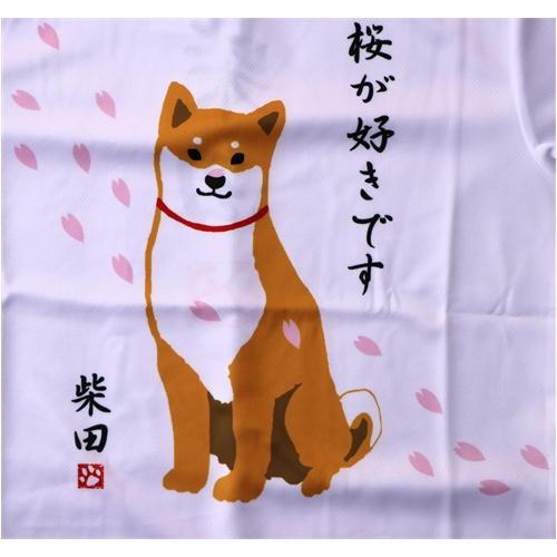 男女兼用tシャツ さくらだしばた 犬雑貨 犬グッズ 柴犬 Is 210 148 犬雑貨専門店 銀屋 通販 Yahoo ショッピング