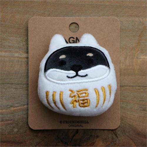 マグネット くろやなぎダルマ 犬雑貨 犬グッズ 柴犬 黒柴 Furfriends Co Nz